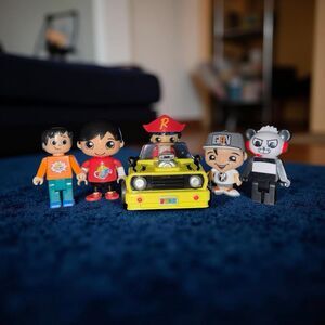 Ryans World Race Car & Figures Lot A37